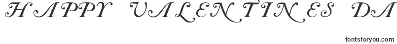 CAS INIT-Schriftart – Schriften zum Valentinstag